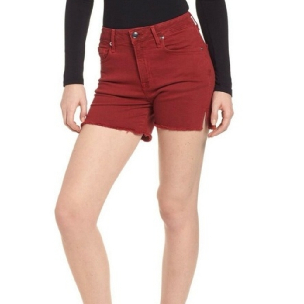 Good American Good Cut Cutoff Denim Shorts